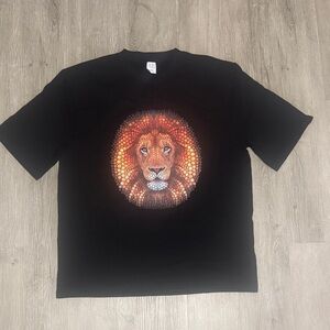 ***2/$15*** Black T-Shirt with Lion Graphic